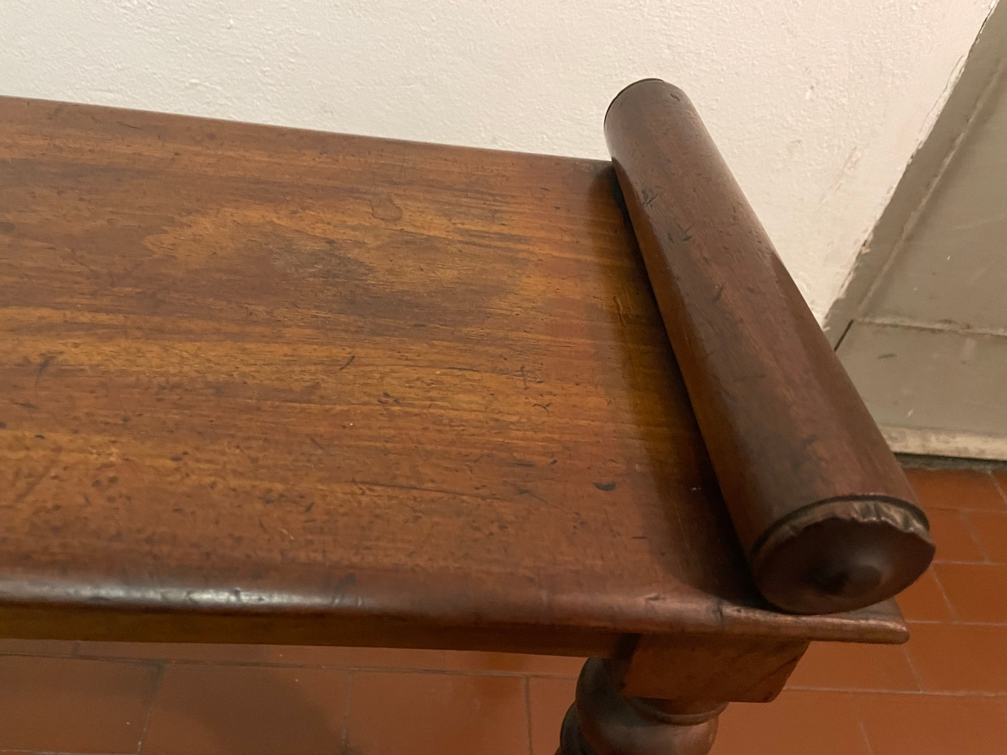 Antique 19th century wooden bench