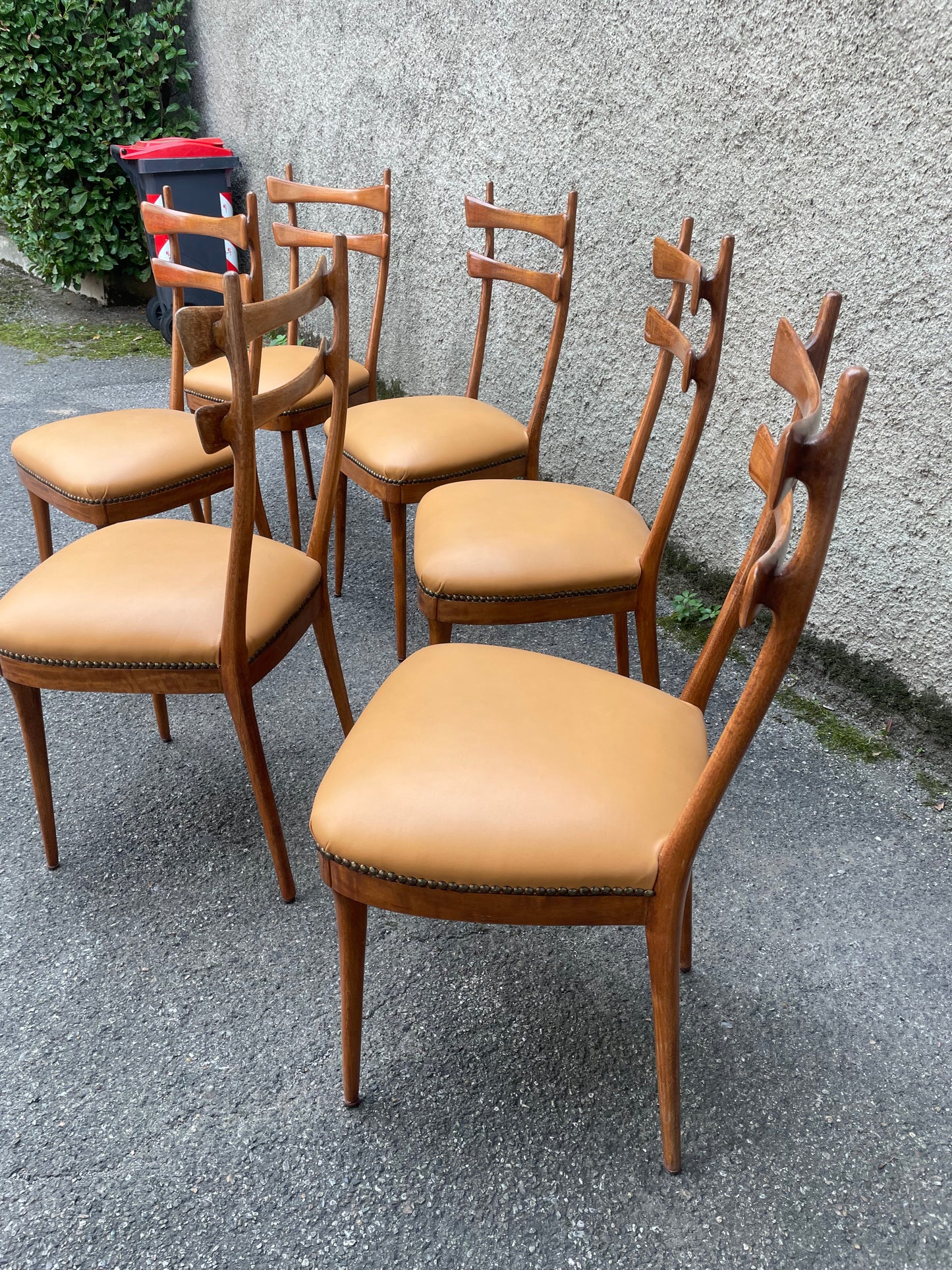 Set di 6 sedie anni 50/60 stile Ico Parisi
