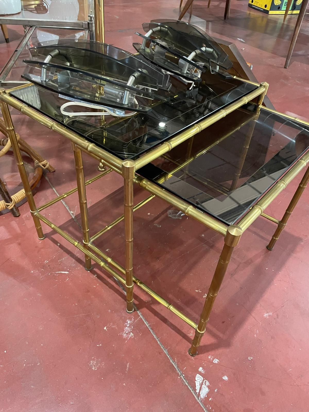 Pair of 70s coffee tables