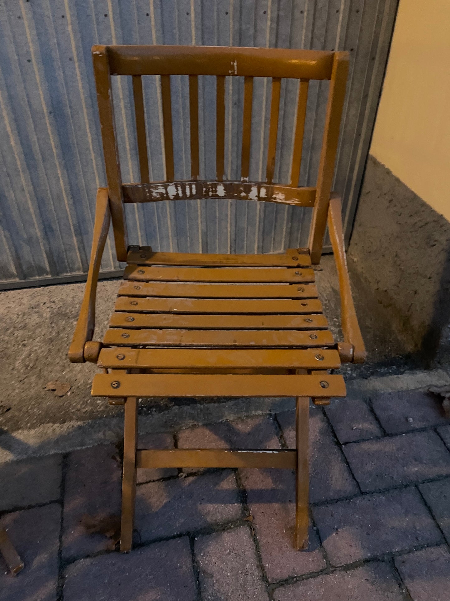 Coppia sedie pieghevoli F.lli Reguitti anni 70