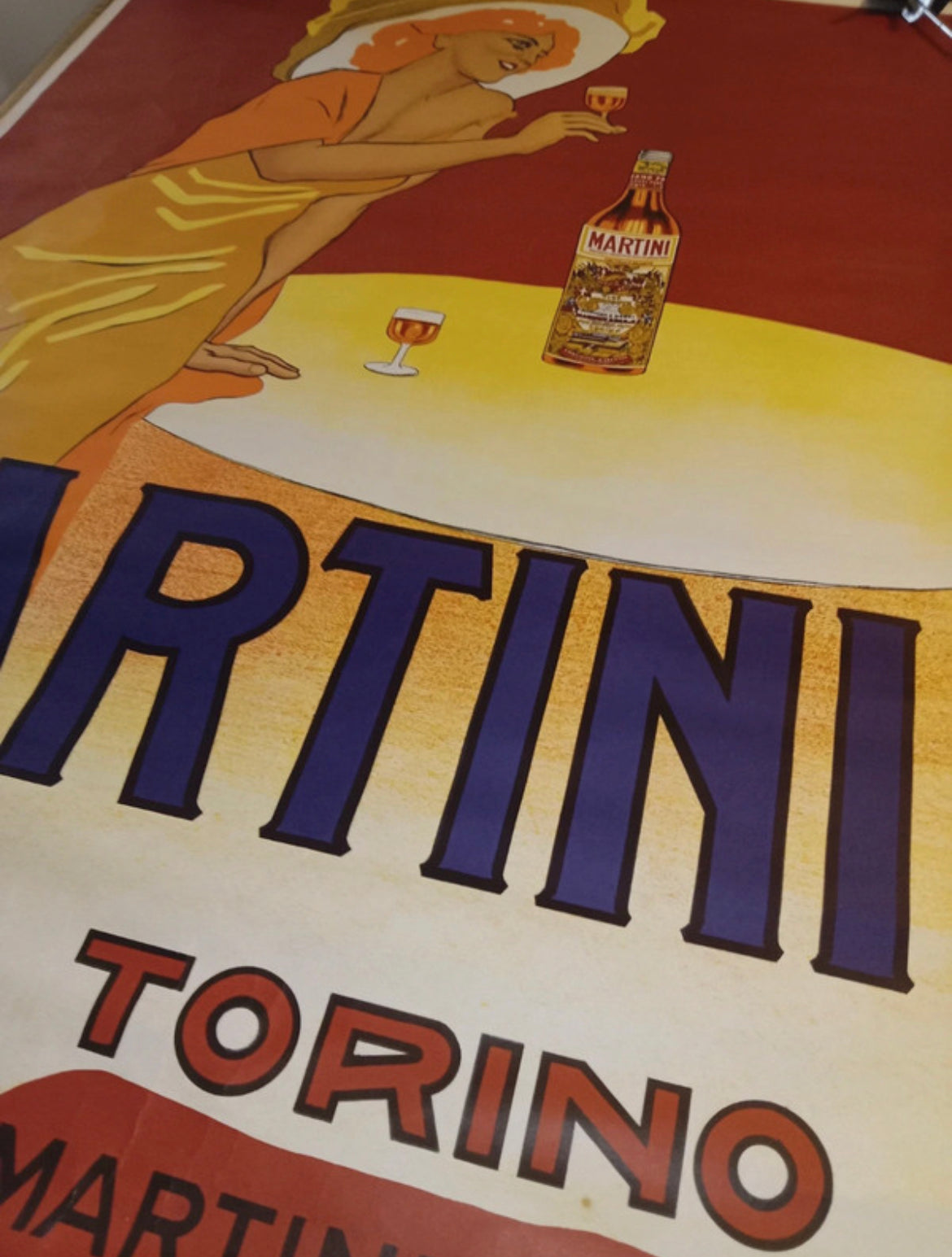 Manifesto poster originale Martini & Rossi Torino anni 70