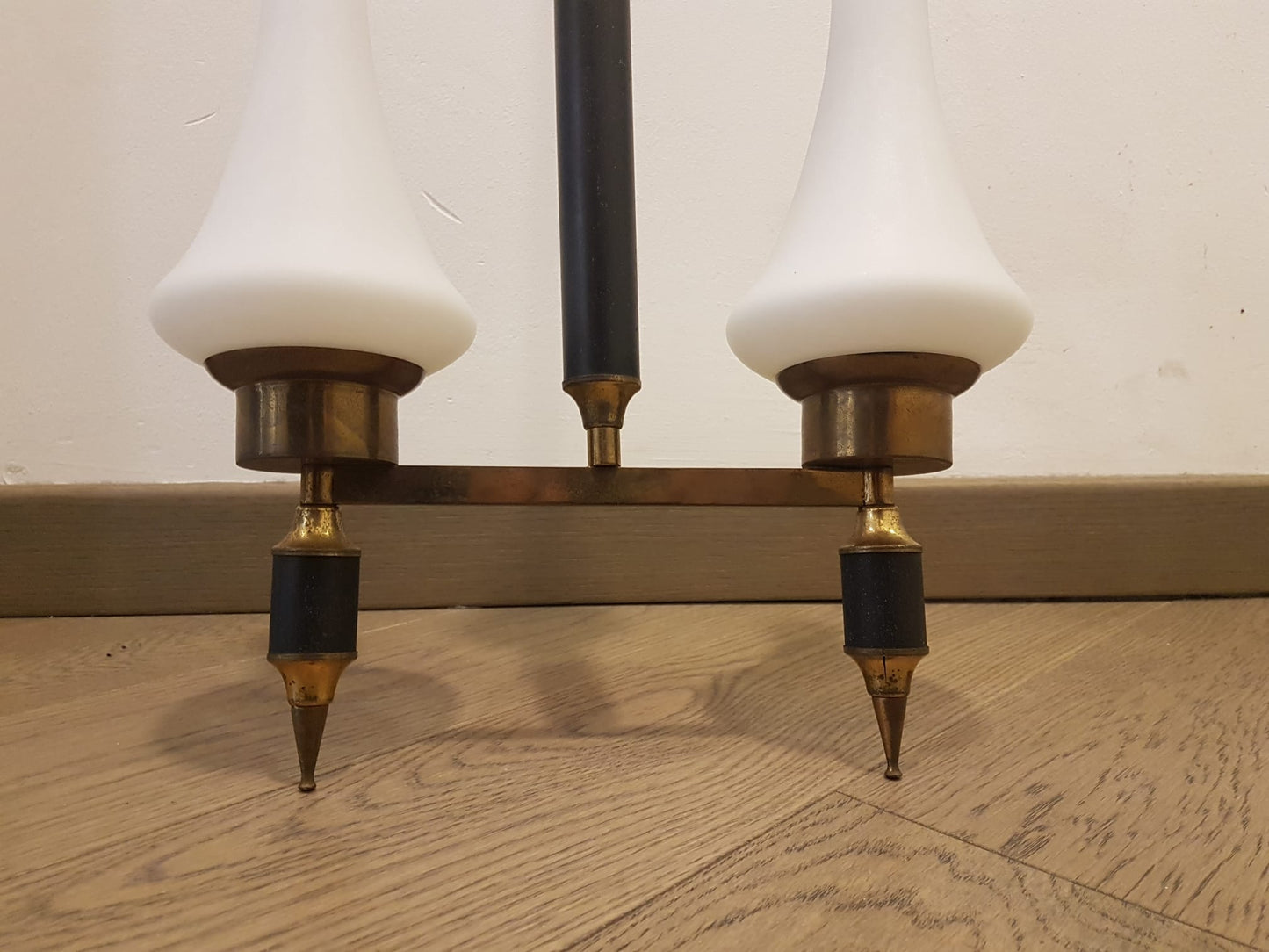 1950s chandelier, Stilnovo design