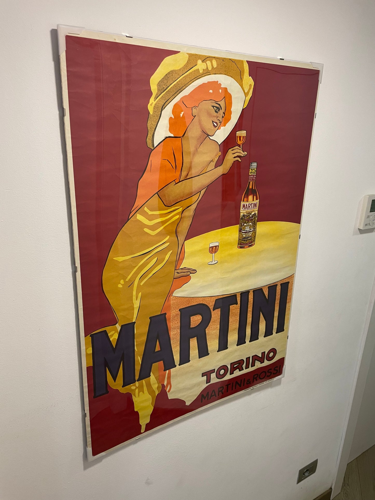 Manifesto poster originale Martini & Rossi Torino anni 70