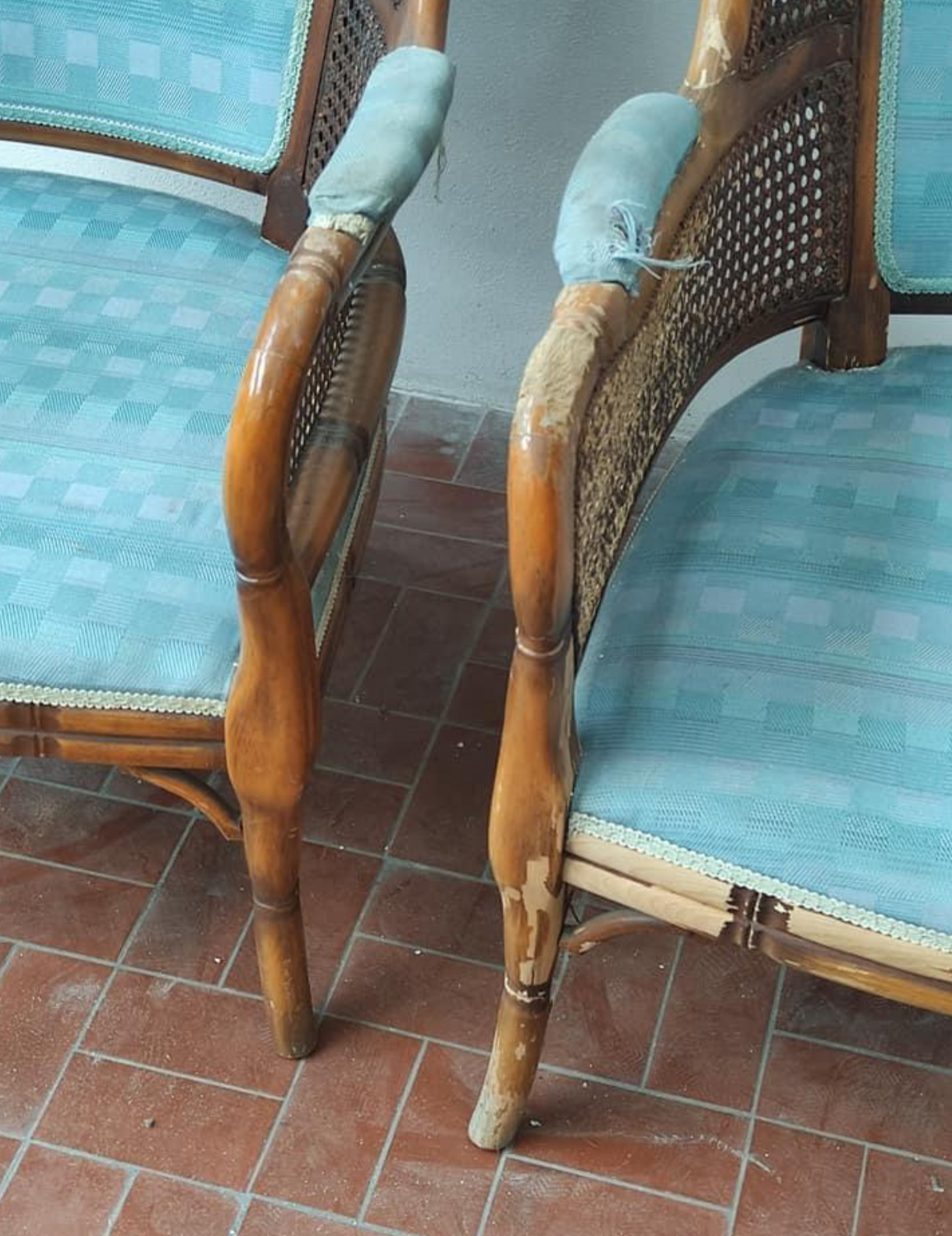 Coppia poltrone Ethan Allen