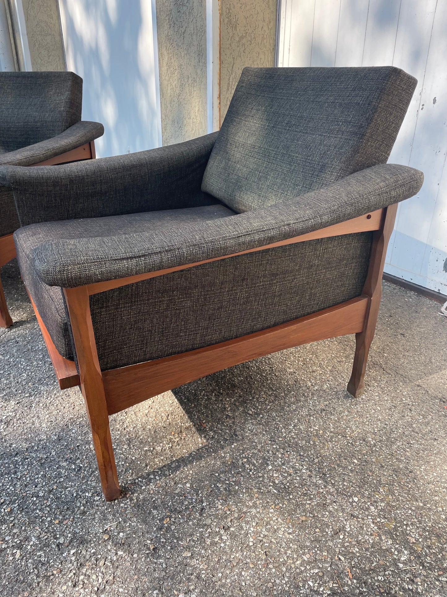 Paire de fauteuils Minotti Renzo design des années 70