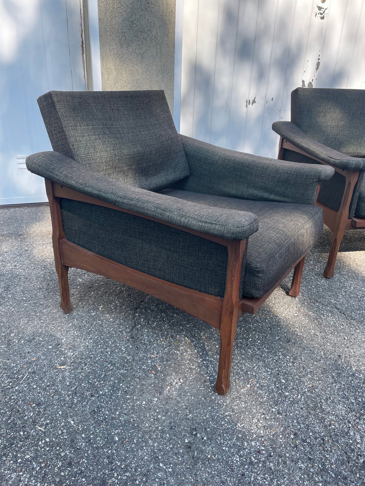 Paire de fauteuils Minotti Renzo design des années 70