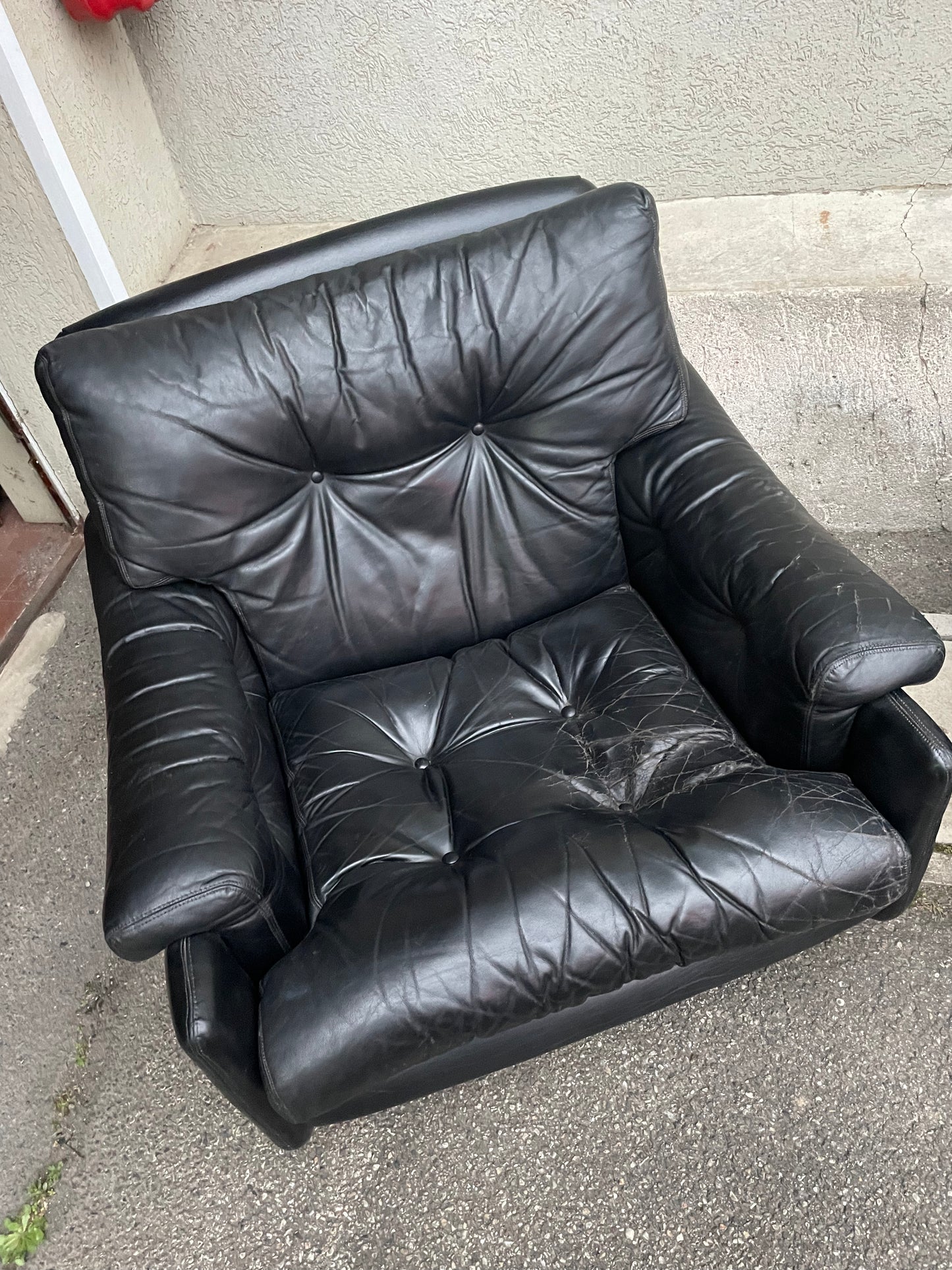 70s Tobia Scarpa Coronado style armchairs