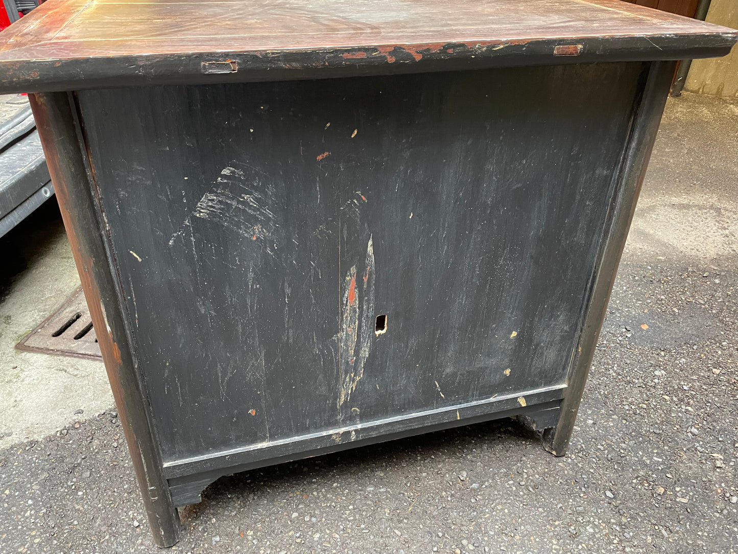 Antique sideboard counter