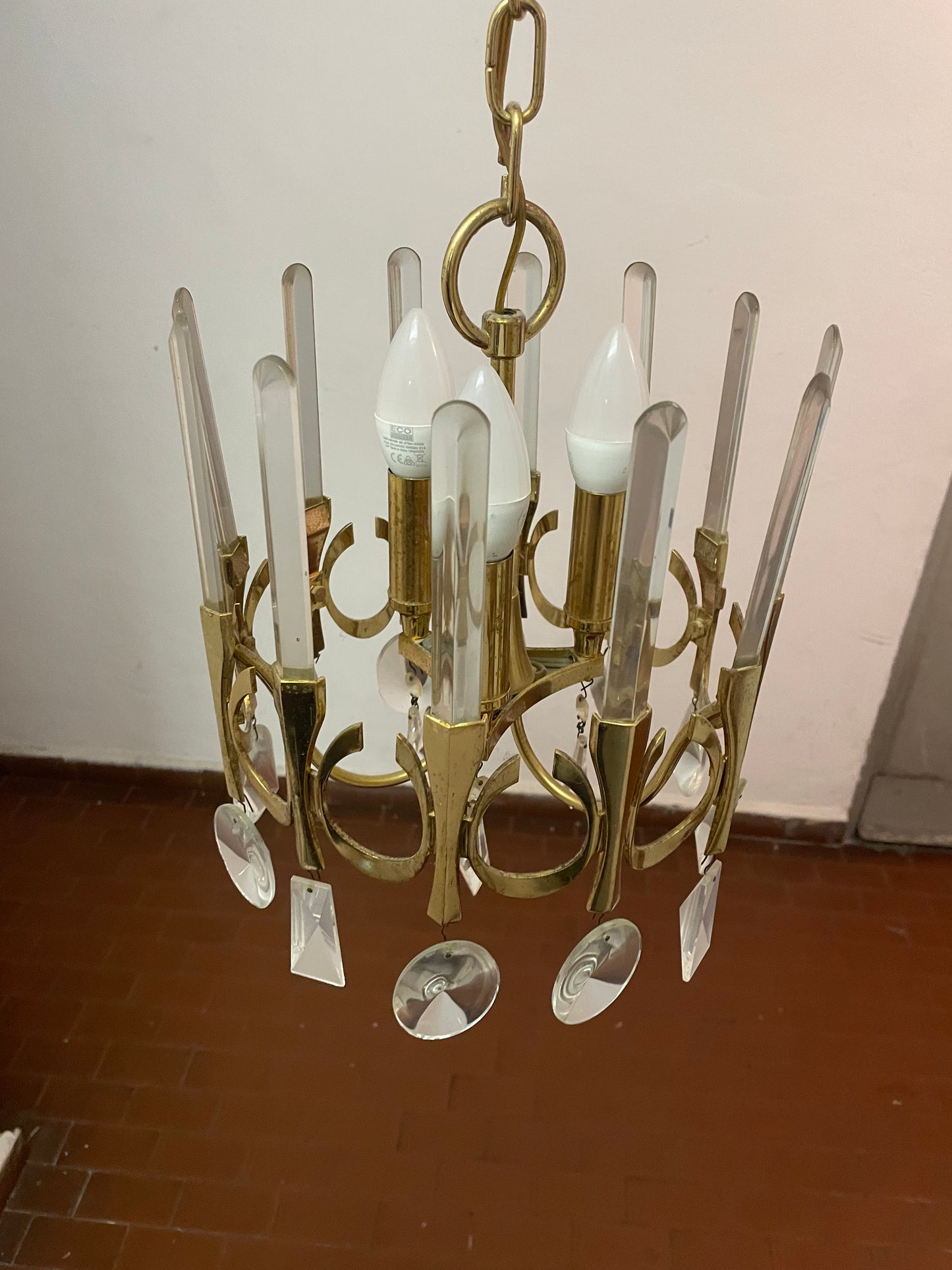 Pair of Sciolari Gaetano chandeliers
