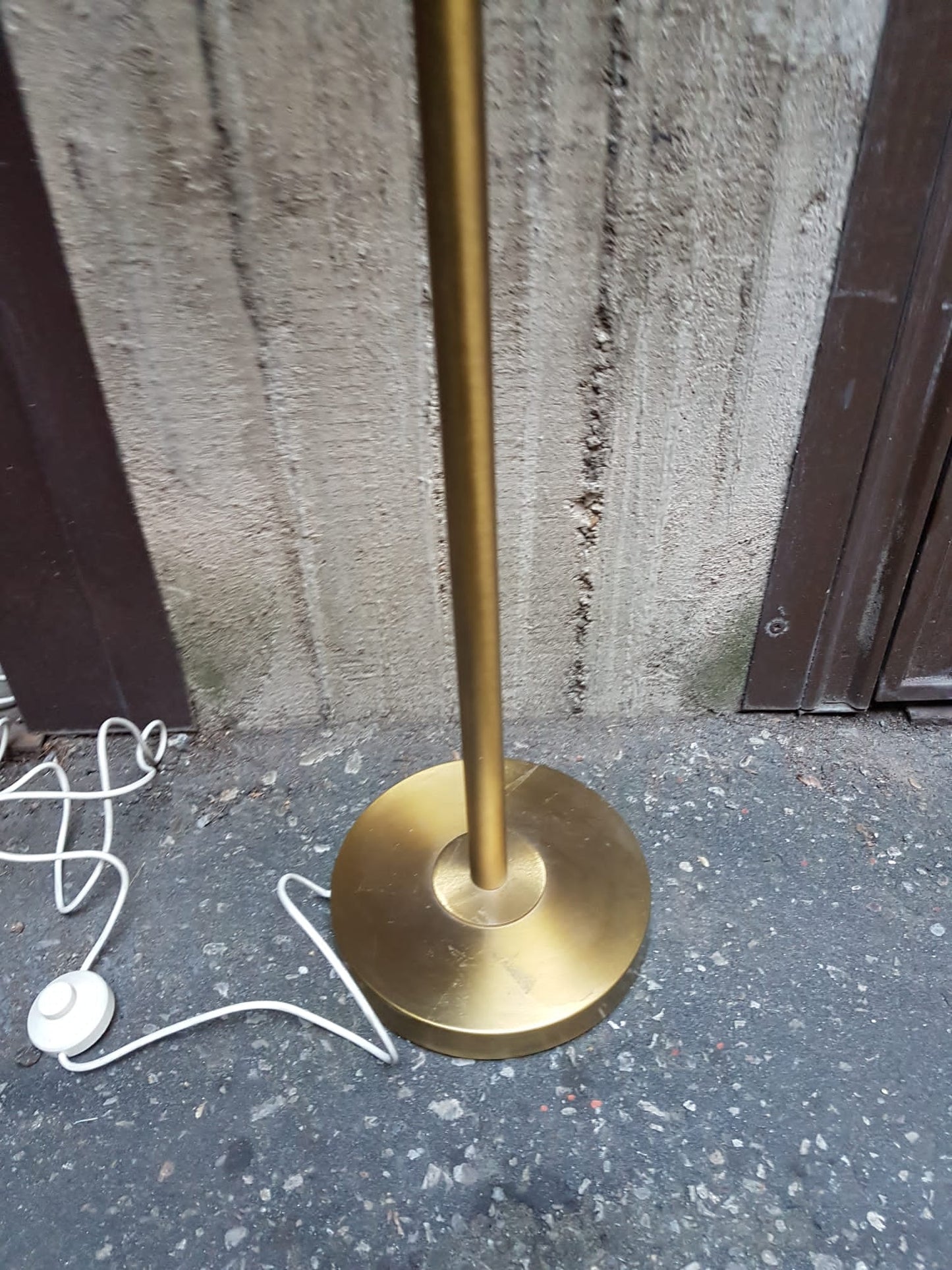 Lamp in brass and Murano glass Mazzega Sciolari